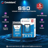 Consistent SSD 256GB 2.5 Inch SATA Internal SSD - Read: 550MB/s & Write: 500MB/s - Solid-State Drive 5 Year Warranty (256, GB)