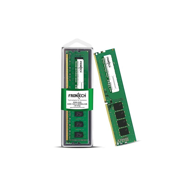 Frontech 4GB RAM DDR3–0046 1600MH Desktop Computer RAM – Green