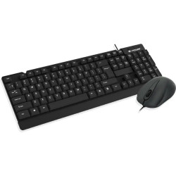 LAPCARE E9 Wired Combo-Wired Keyboard and Mouse Set-USB,  Combo Set (Black)