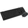 LAPCARE E9 Wired Combo-Wired Keyboard and Mouse Set-USB,  Combo Set (Black)